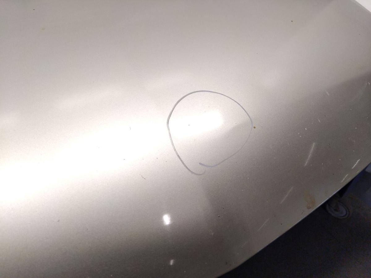 Opel Corsa D original Motorhaube champagnersilber Z40M Bj.2006