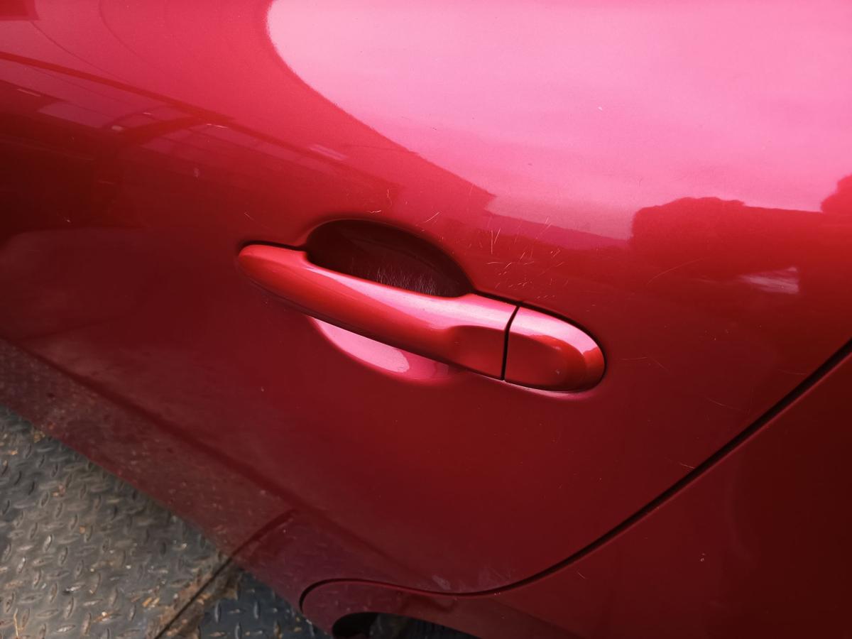 Nissan Micra K13 original T&uuml;r hinten links Fond AY4 Kaminrot Bj 2013