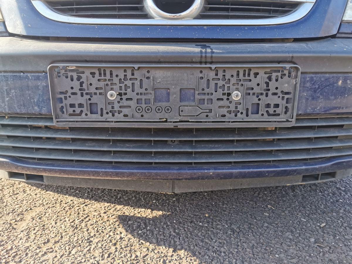 Opel Zafira A Stossstange Stossf&auml;nger Bumper vorn Z20Z Atlantikblau