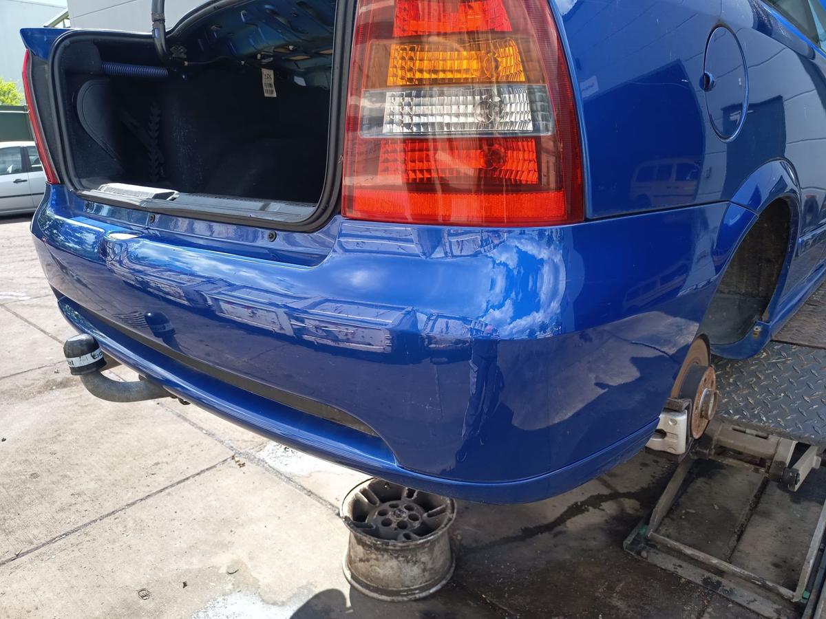 Opel Astra G Coupe original Sto&szlig;stange F&auml;nger hinten Heck 2KU Europablau Bj 2002