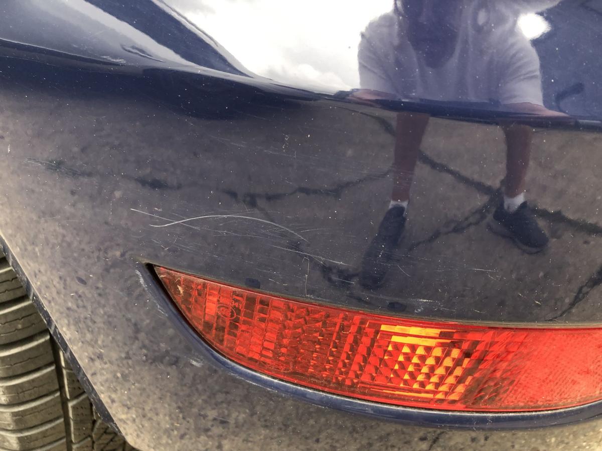 Ford Fiesta JA8 Stoßfänger hinten Heckstoßstange 3trg Blazer Blau Heckschürze