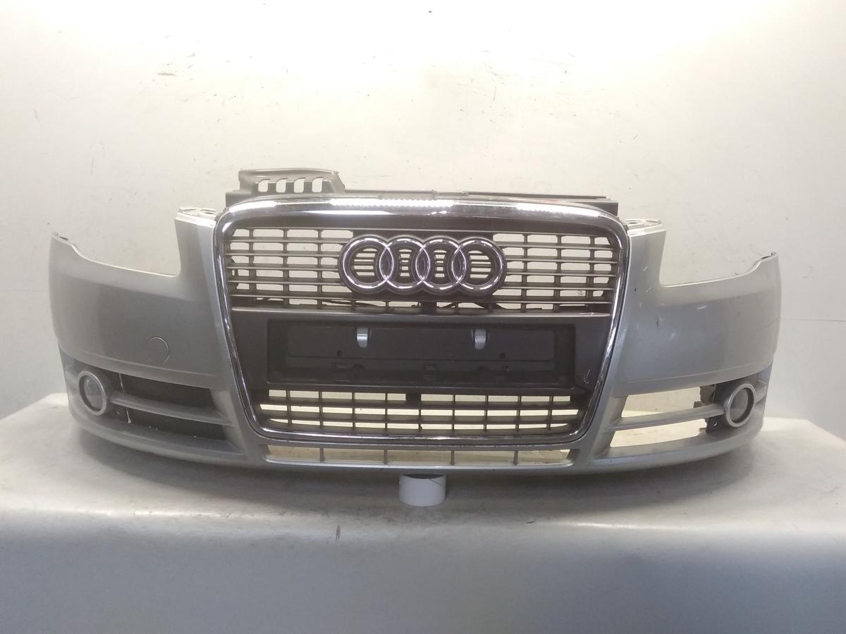 Audi A4 8E B7 original Stoßstange Stossfänger vorn BJ2005 LY7W lichtsilber