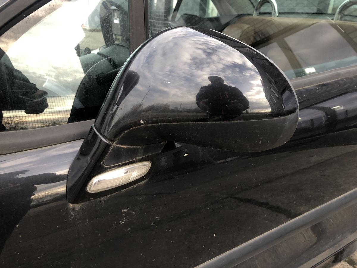 Peugeot 207CC Außenspiegel links Rückspiegel elektrisch EXL Schwarz Obsidien Met
