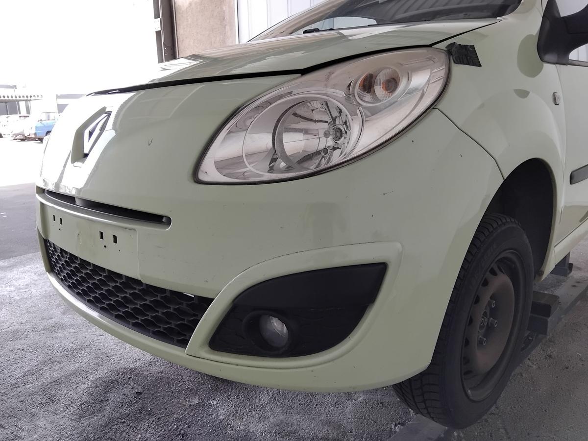 Renault Twingo 2 original Sto&szlig;f&auml;nger Sto&szlig;stange vorn DVF97 Pastellgelb BJ2008