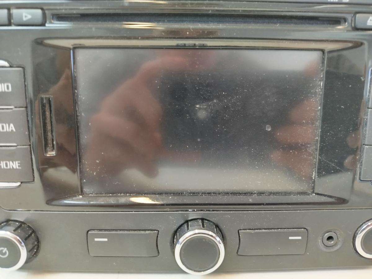 Skoda Fabia II 2 Typ 5J Radio Navigationssystem Typ RNS315 Navi Autoradio OEM