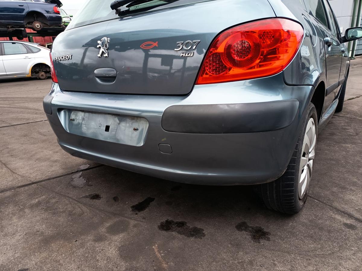 Peugeot 307 orig Stoßstange hinten Stoßfänger EZW Eisengrau Bj 2005