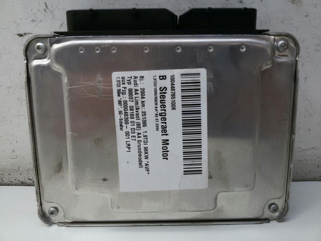 Audi A4 8E original Steuergerät Motor 0281011222 BJ2004