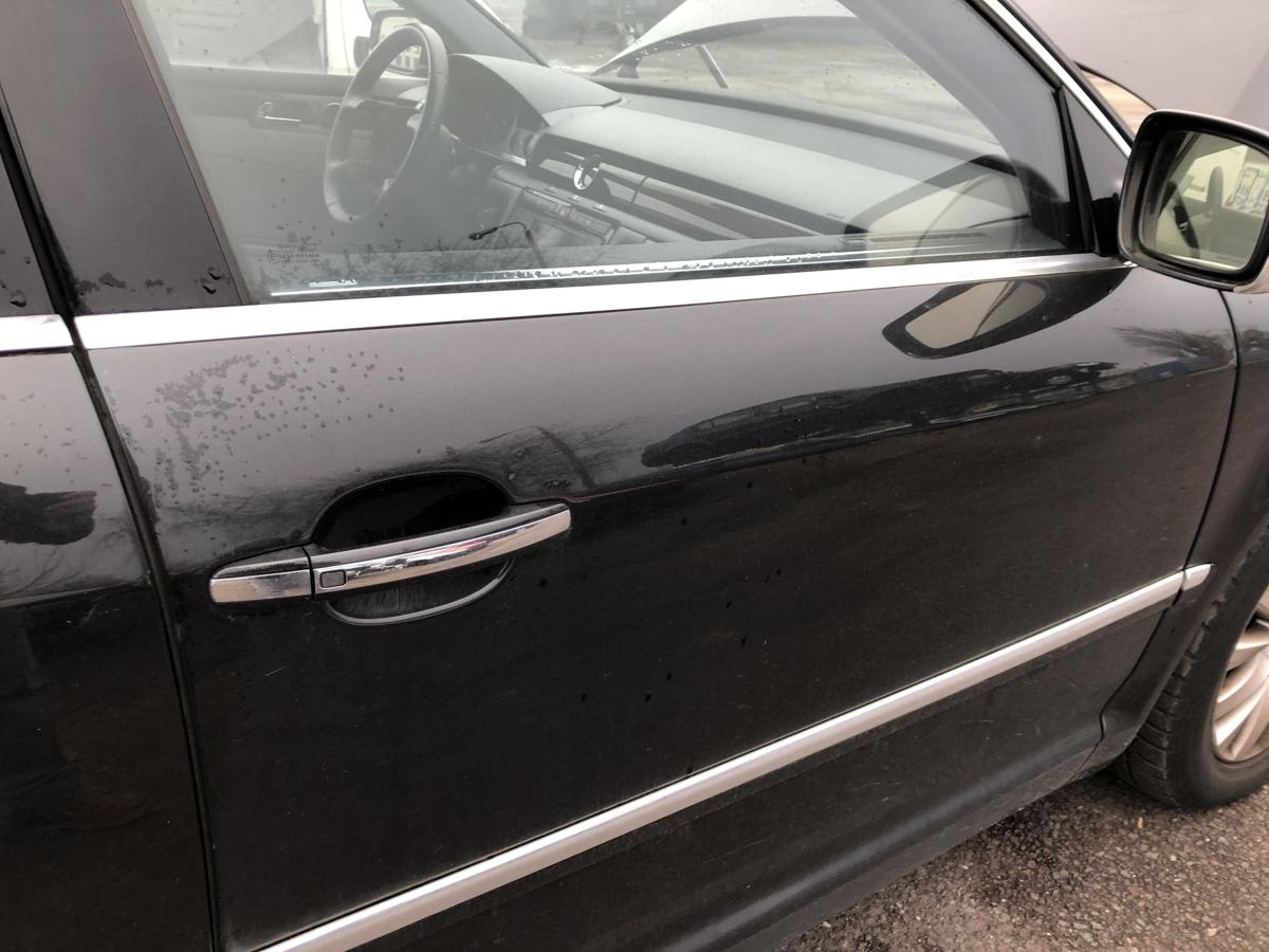 VW Phaeton 3D Tür vorn rechts Beifahrertür im Rohbau LR9V Tarantellaschwarz