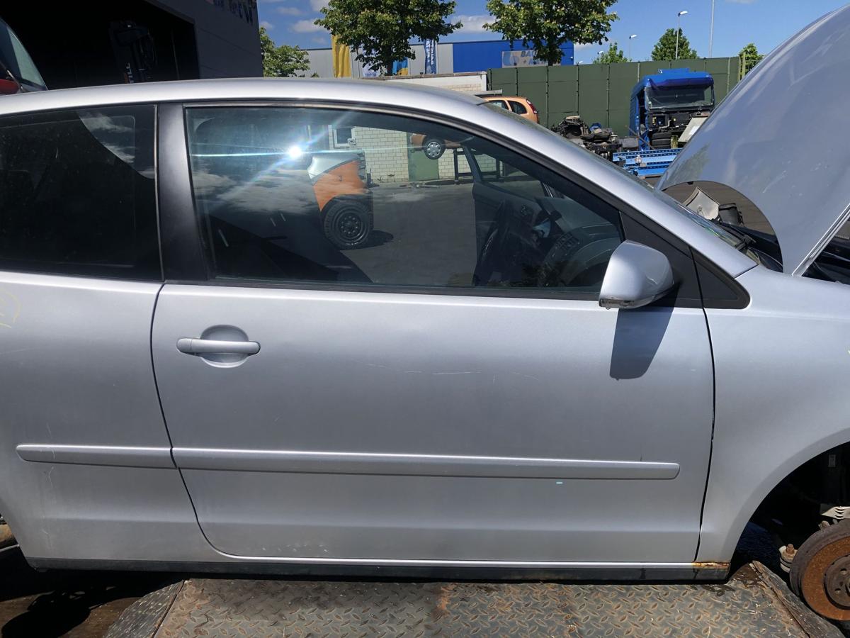 VW Polo 9N3 original Tür rechts Beifahrer (Roh) A7W Reflexsilber Bj 2005