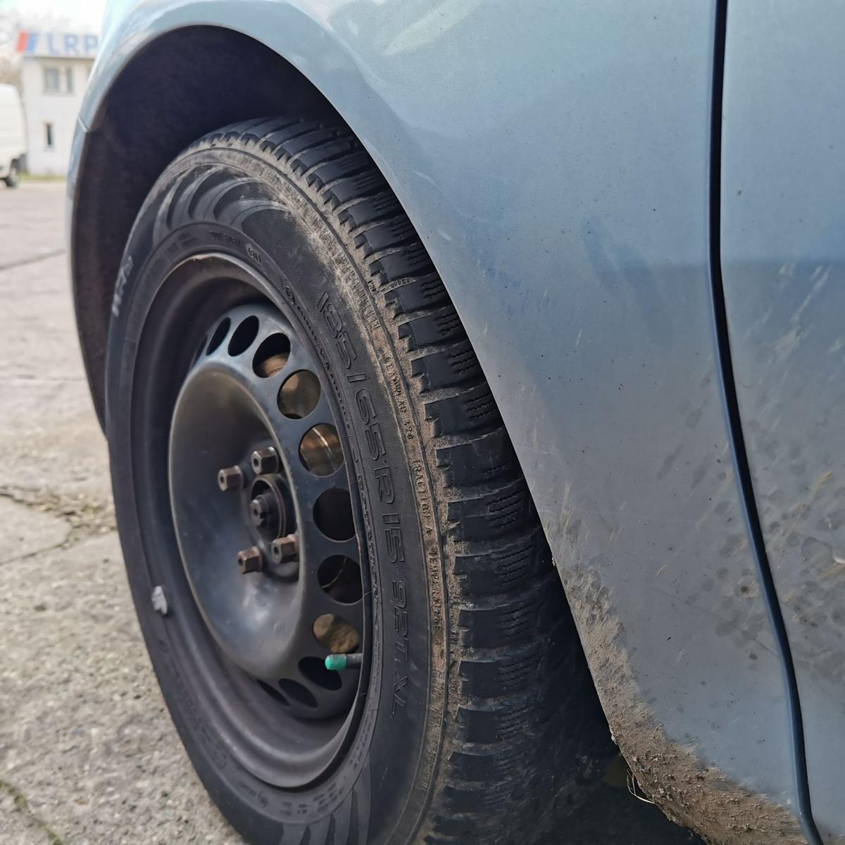 Opel Corsa D Kotflügel Fender Seitenwand vorn links Z21C Aeroblaumet