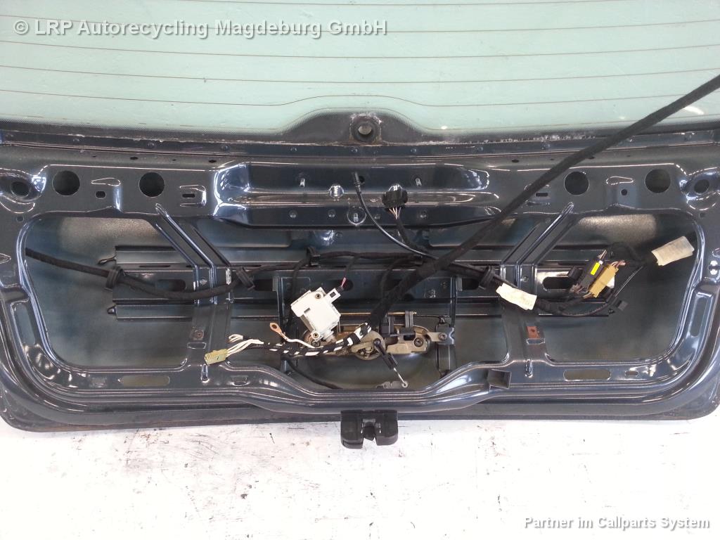 VW Polo 9N Bj.03 Heckklappe mit Scheibe Kofferraumklappe grau LC7V