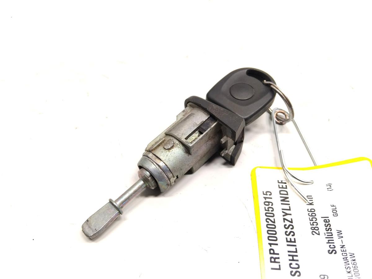 VW Golf 4 1J original Schlie&szlig;zylinder T&uuml;r vorn links mit Schl&uuml;ssel Bj.1999