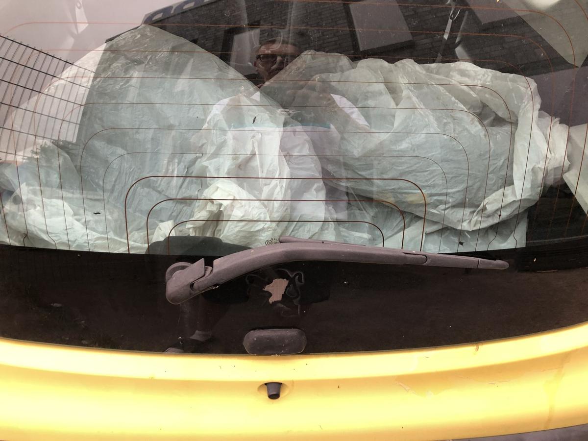 Peugeot 107 Typ P Heckscheibe Heckklappe heizbar Heckdeckel Glas Kofferklappe