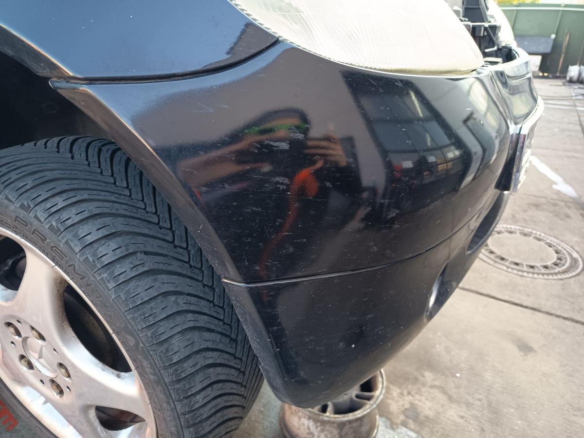 Mercedes A-Kl. W168 original Sto&szlig;stange F&auml;nger vorn Front 696 Nachtschwarz Bj 99