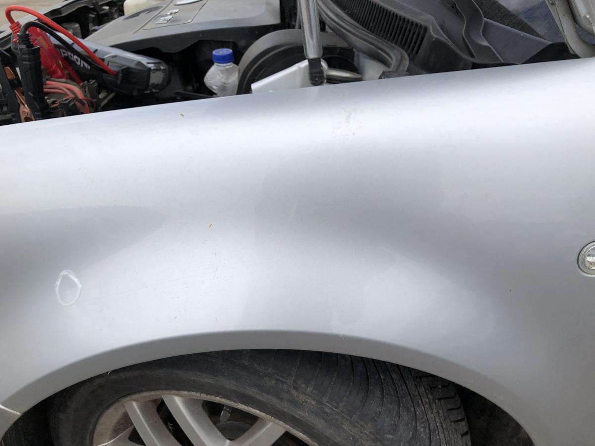 VW Bora 1J Kotfl&uuml;gel vorn links Fahrerseite Seitenwand LA7W Reflexsilber Met