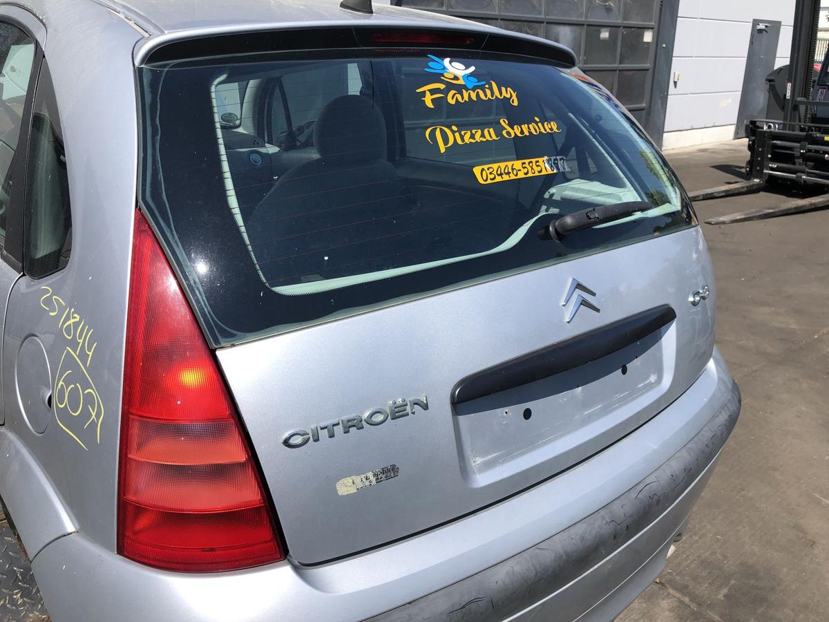 Citroen C3 original Heckklappe mit Scheibe EZR Alugrau Bj 2003