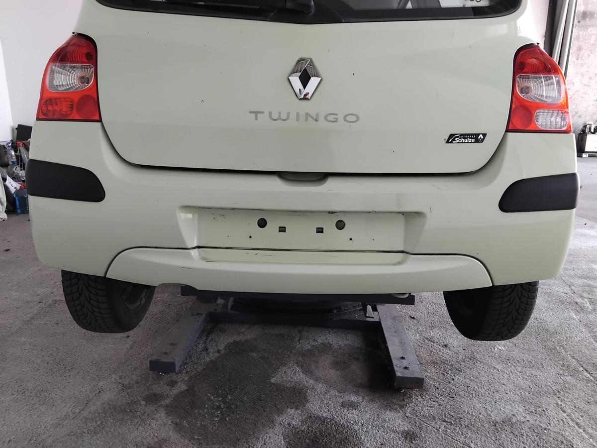 Renault Twingo 2 original Sto&szlig;stange Stossf&auml;nger hinten DVF97 Pastellgelb BJ2008