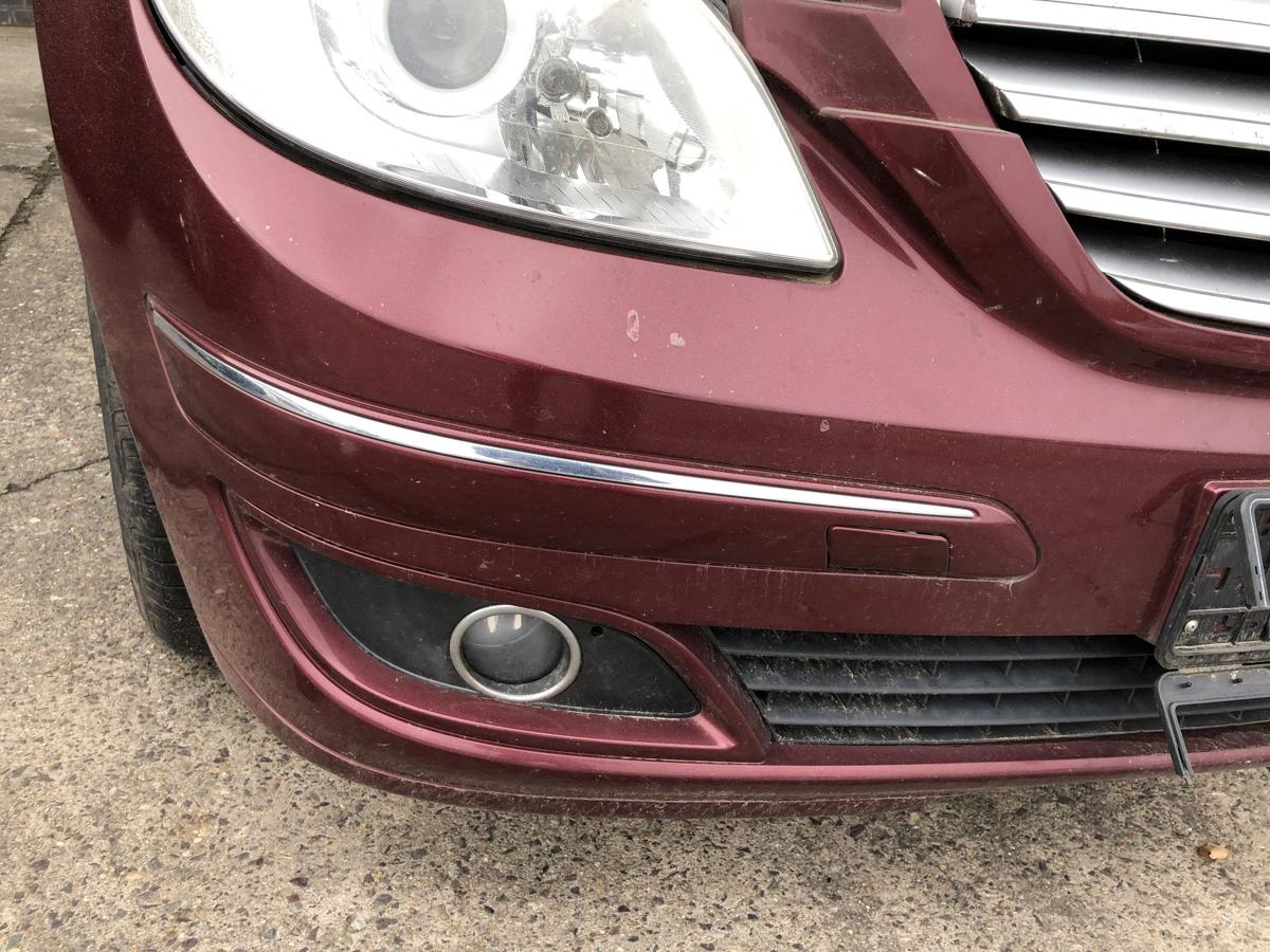 Mercedes B Klasse W245 Sto&szlig;f&auml;nger vorn Frontsch&uuml;rze mit Nebel 597 Saturnrotmet
