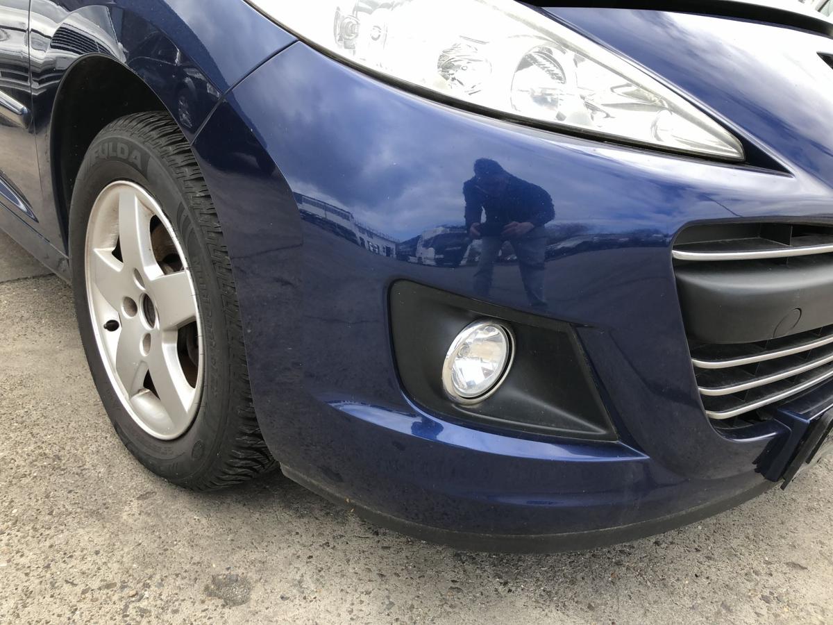 Peugeot 207SW Sto&szlig;f&auml;nger vorn NSW Frontsch&uuml;rze Frontsto&szlig;stange KPL blau