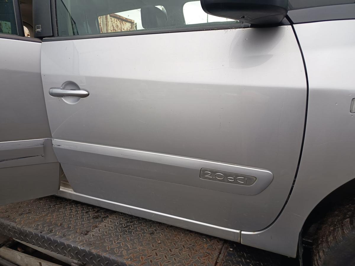 Renault Espace IV 4 orig Tür vorn rechts TED 69 Silber Bj 2010