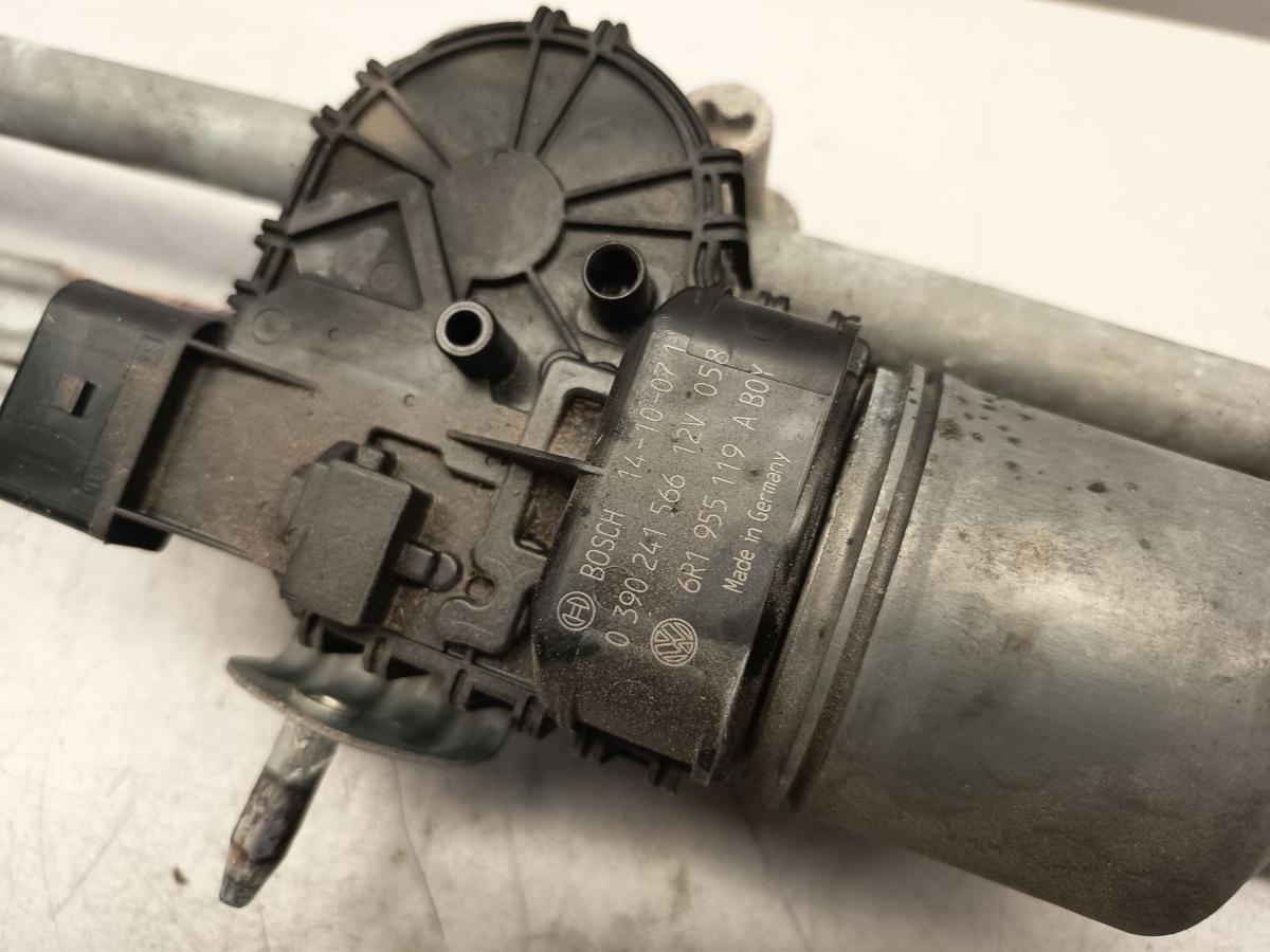 VW Polo V 6C original Wischermotor vorn/Front mit Gest&auml;nge Bj 2014