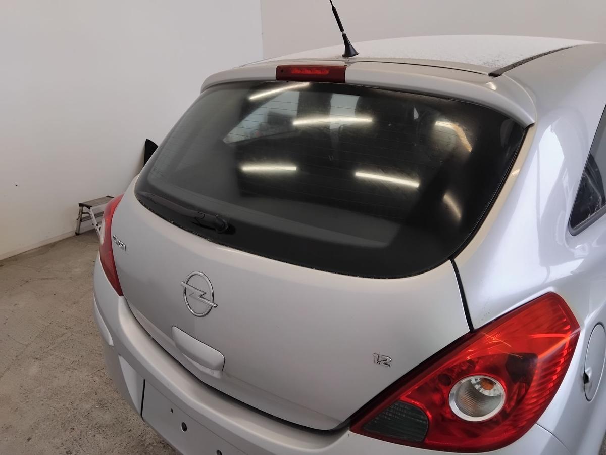 Opel Corsa D Heckklappe mit Heckscheibe 3t&uuml;rig 2AU Starsilber III BJ2007
