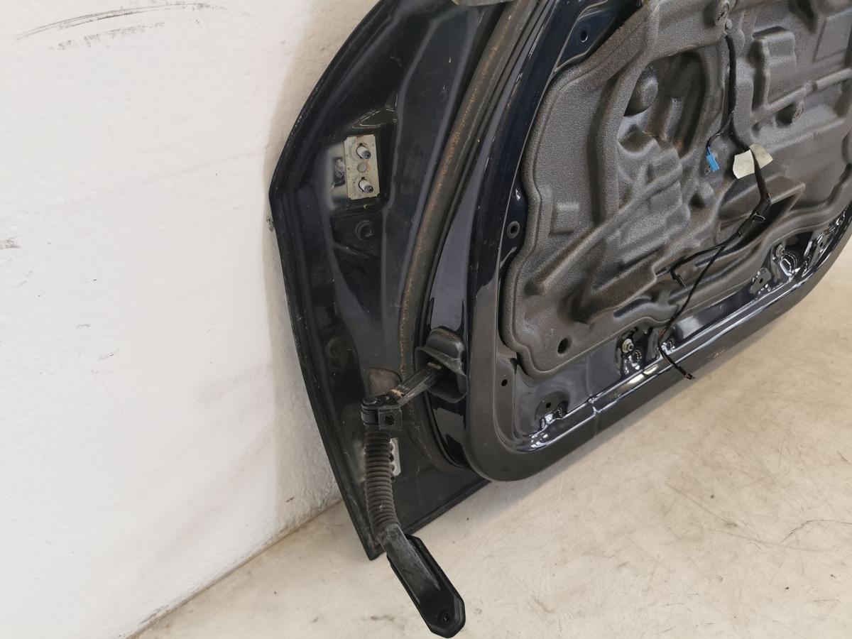 BMW 3er E90 T&uuml;r vorn rechts Beifahrert&uuml;r mit Scheibe A35 Monacoblau Metallic