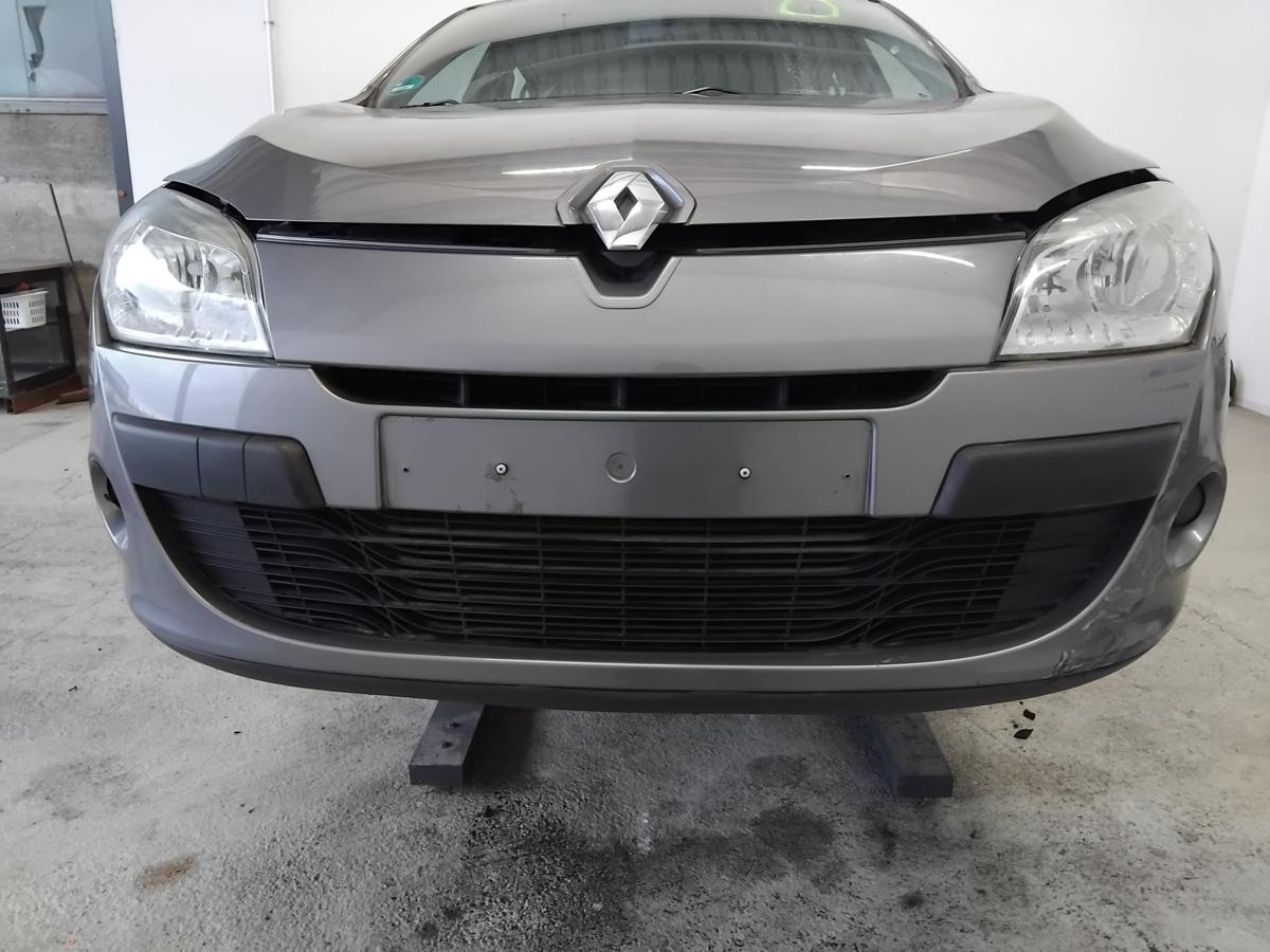 Renault Megane 3 original Stoßstange Stoßfänger vorn TEKNG Gris Cassiopée BJ2011