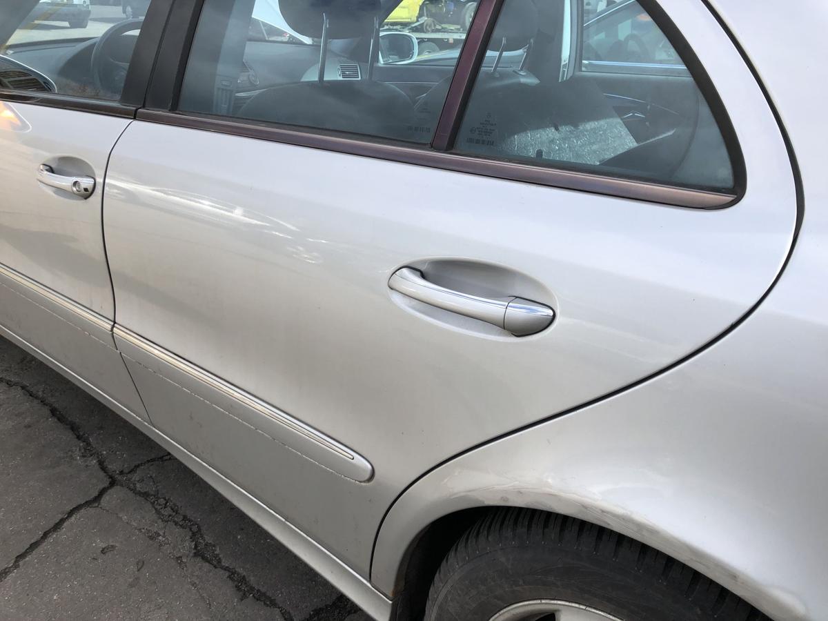 Mercedes E Klasse W211 Limo T&uuml;r hinten links Fondt&uuml;r Rohbau 744 Brillantsilber