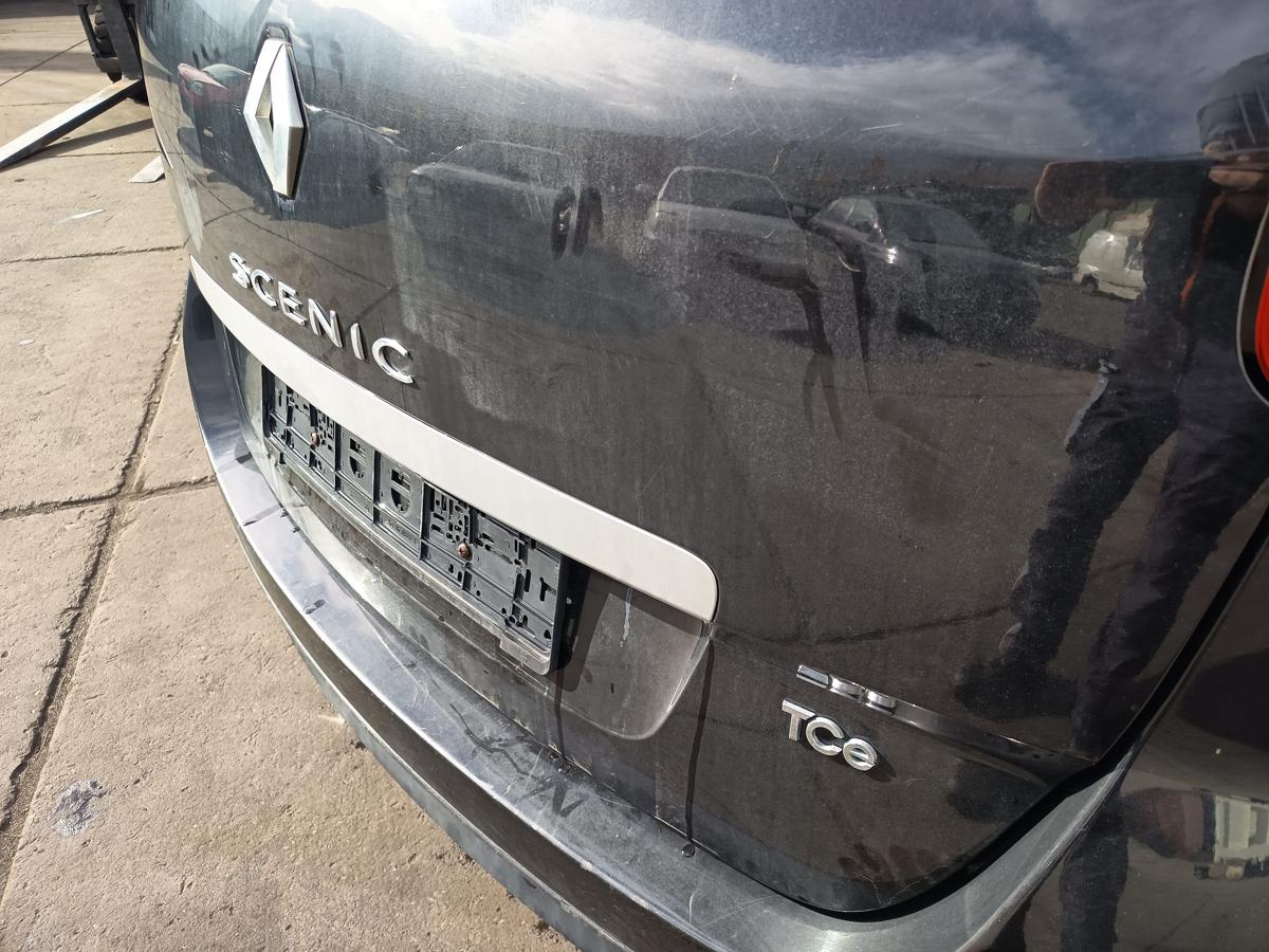 Renault Grand Scenic 3 original Heckklappe mit Scheibe 676 Perlschwarz Bj 2009