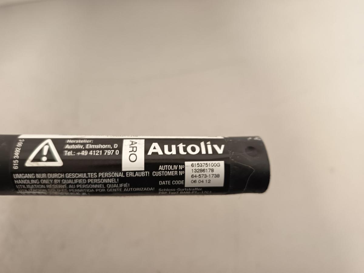 Opel Corsa D Bj 2012 original Gurtschloss Gurtpeitsche vorn links Fahrer