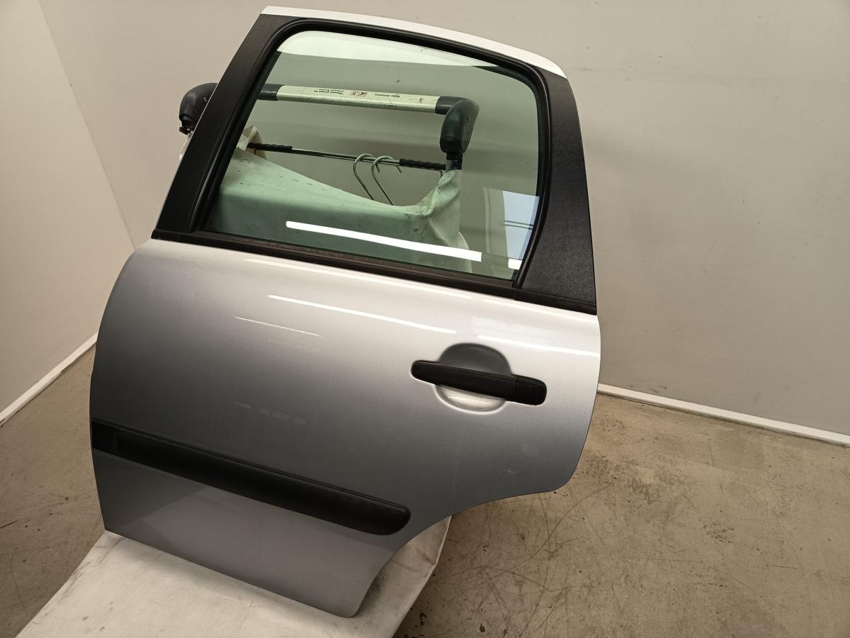Citroen C3 orig T&uuml;r hinten links Fahrerseite EZR-Aluminiumgrau Bj 2007