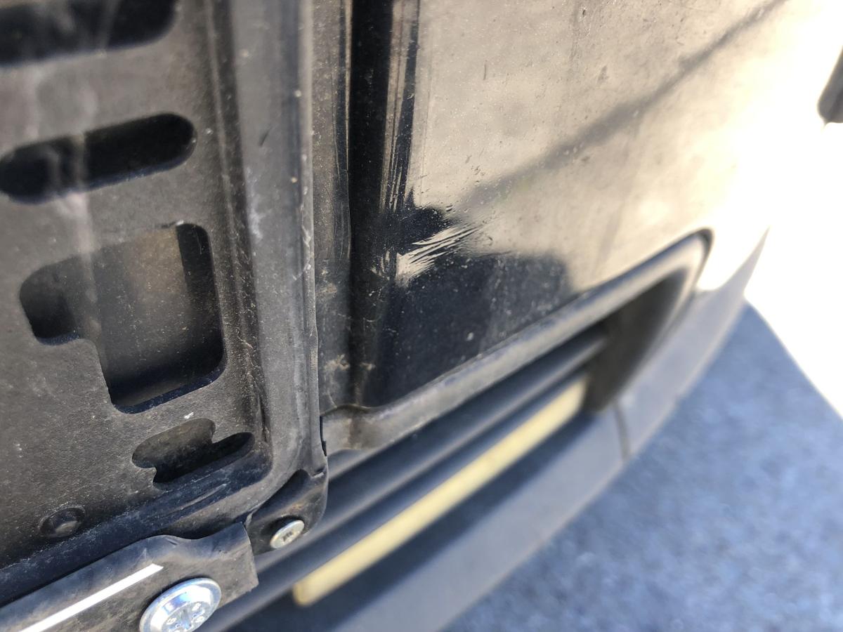 Ford Focus C Max DM2 Sto&szlig;f&auml;nger vorn Frontsch&uuml;rze Nebel bis 07 Pantherschwarz