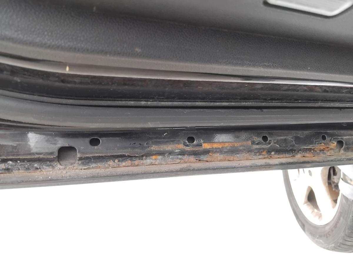 Mercedes ML164 Tür vorn links Fahrertür ROST BJ2006 197 obsidianschwarzmetallic