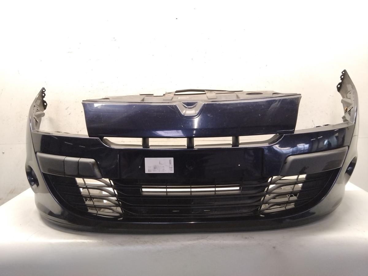 Renault Megane 3 orig Sto&szlig;stange Stossf&auml;nger vorn NV472 Bleu Crepuscule BJ2009