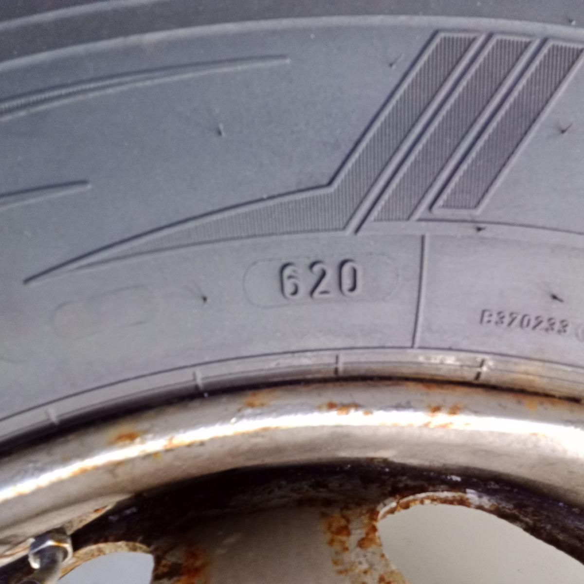 2 Komplettr&auml;der Reifen Lenkachse 315/70R22.5 Dunlop SP346+ M&S aus 2022