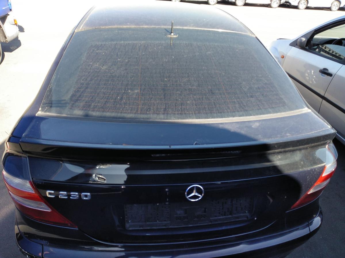 Mercedes C203 Sportcoupe Heckklappe tansanitblaumetallic 359 mit Scheibe Bj2006