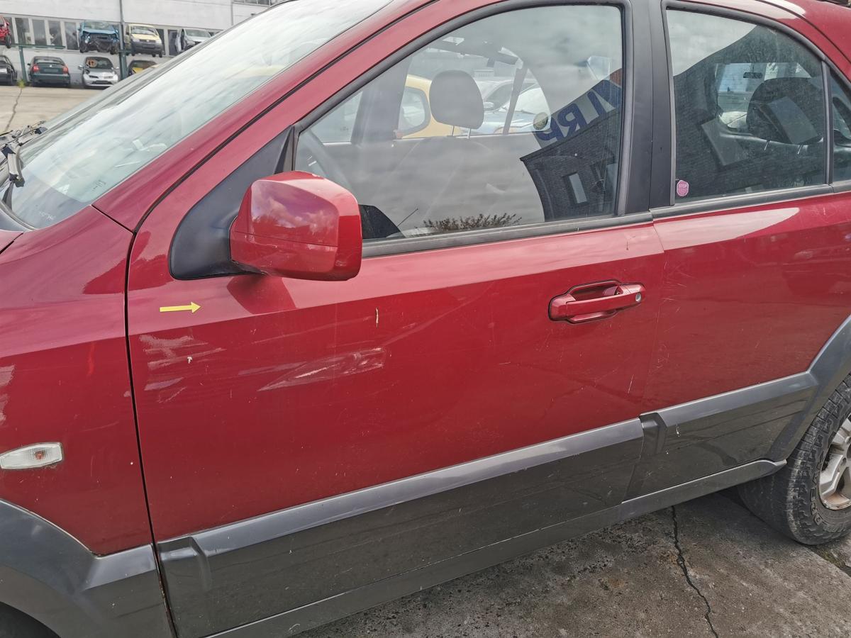 Kia Sorento JC Fahrertür Tür Autotür Rohbautür vor links R9 Ruby Red Met TEXT