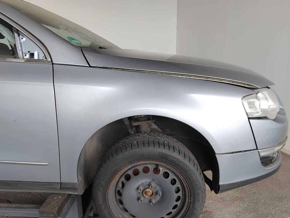 VW Passat 3C B6 original Kotfl&uuml;gel vorn rechts LB5M arcticbluesilver BJ2007