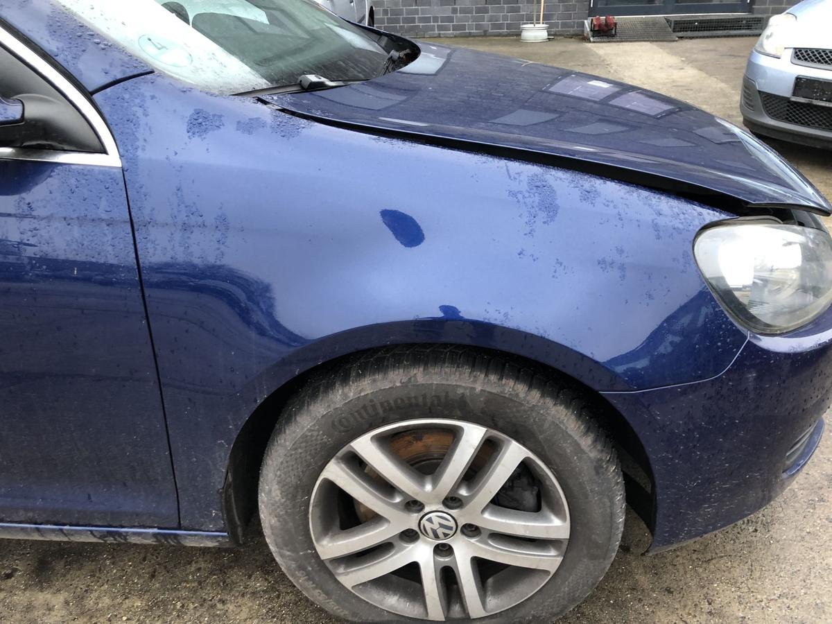 VW Golf 6 VI Variant Kotfl&uuml;gel rechts Radabdeckung Fender Seitenwand blau OE