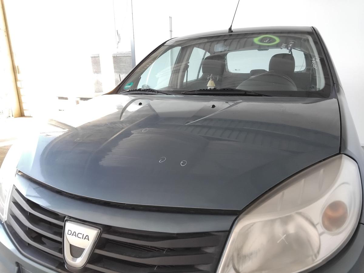 Dacia Sandero 1 original Motorhaube Deckel vorn blaumetallic TERNF BJ2009