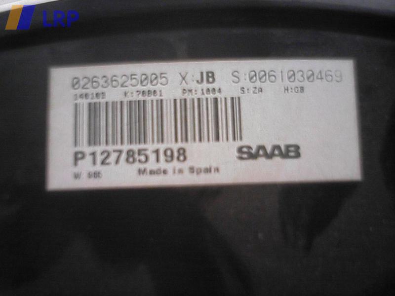 Saab 9-3 II Limo Bj. 2003 Kombiinstrument Armatur 2.2TD 12785198 Bosch 0263625005