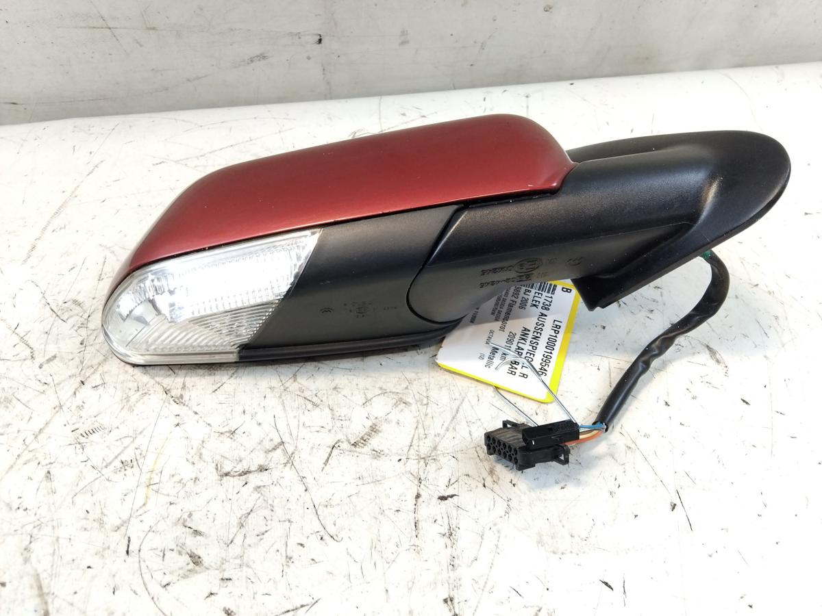 Skoda Octavia 1Z Au&szlig;enspiegel rechts Flamencorot elektrisch anklappbar BJ2006