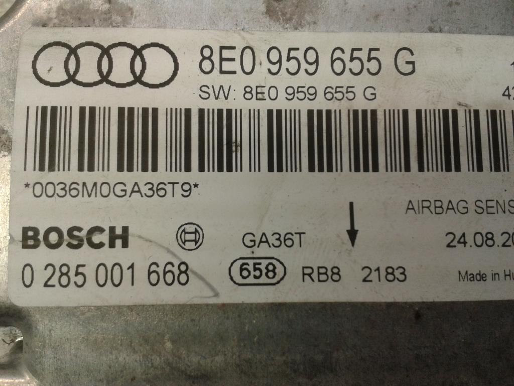 Audi A4 B7 8E original Steuergerät Air-bag 0285001668 BOSCH