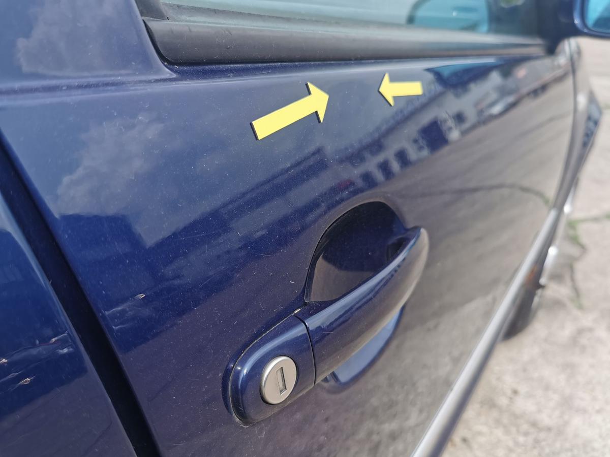 VW Bora 1J Beifahrertür Tür Autotür Rohbautür vorn rechts LB5N Indigoblau Perl