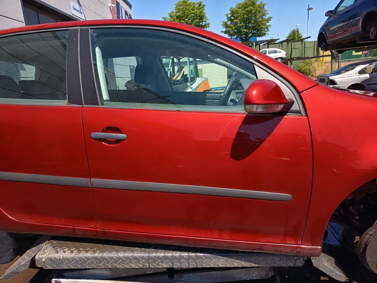 VW Golf V 5 orig Tür vorn rechts 5-türer Beifahrertür LA3W Red Spice met. Bj 04