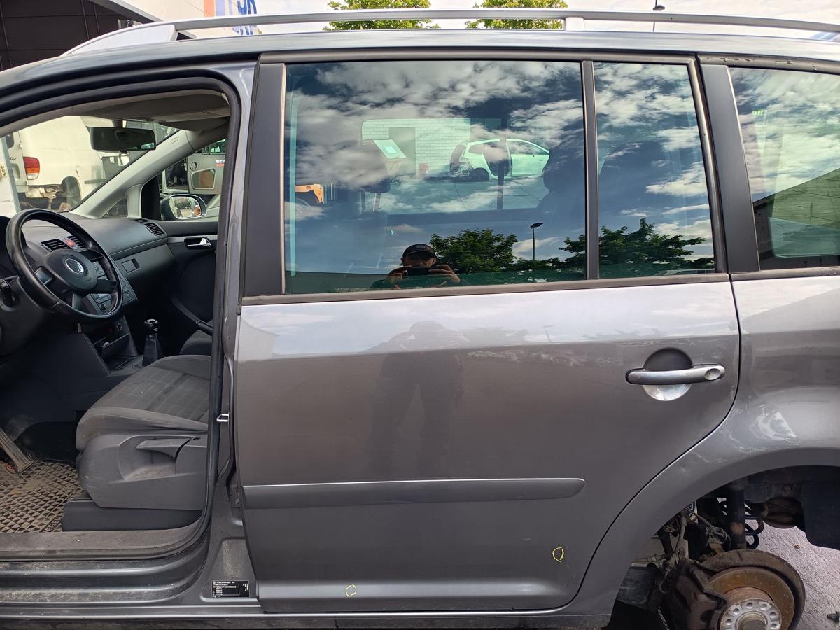 VW Touran 1T original Tür hinten links Fond D7X Platingrau Bj 2006
