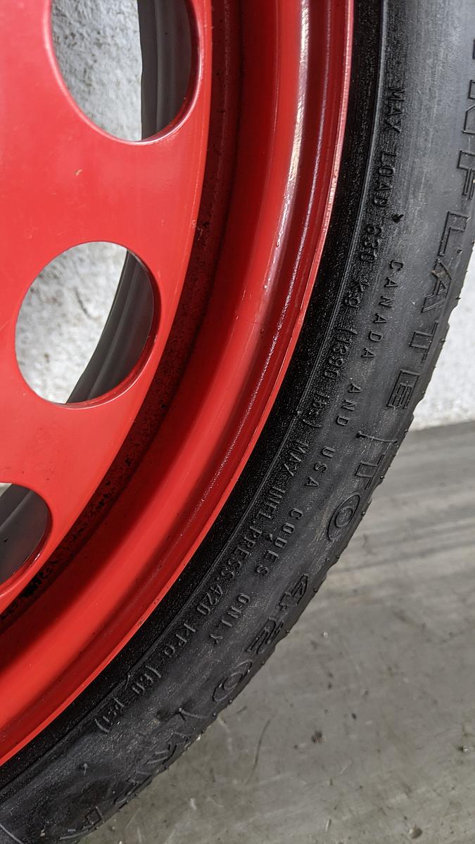 Opel Vectra C Notrad Reserverad Rad T115/70R16 92M 2160115