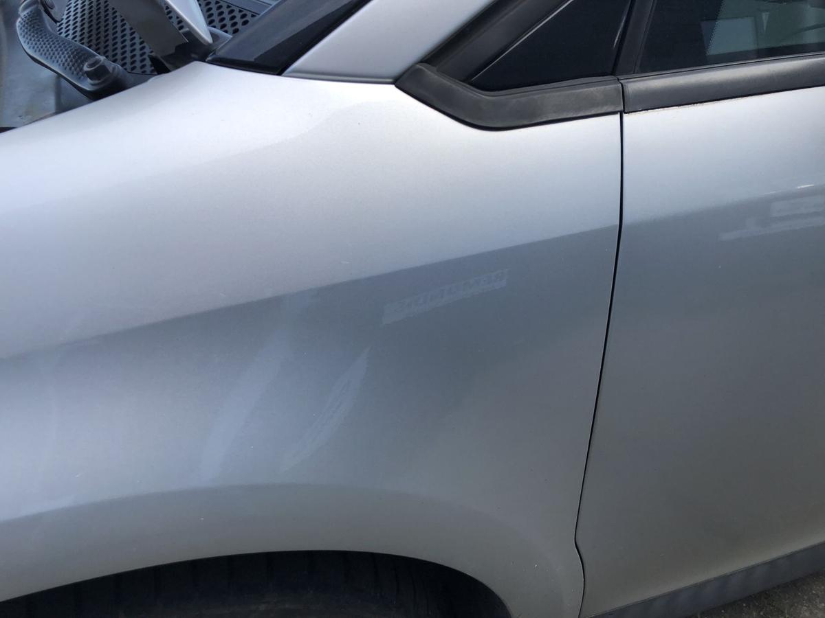 Citroen C4 Typ L Kotfl&uuml;gel vorn links Fahrerseite Plastik EZR Aluminium Grau