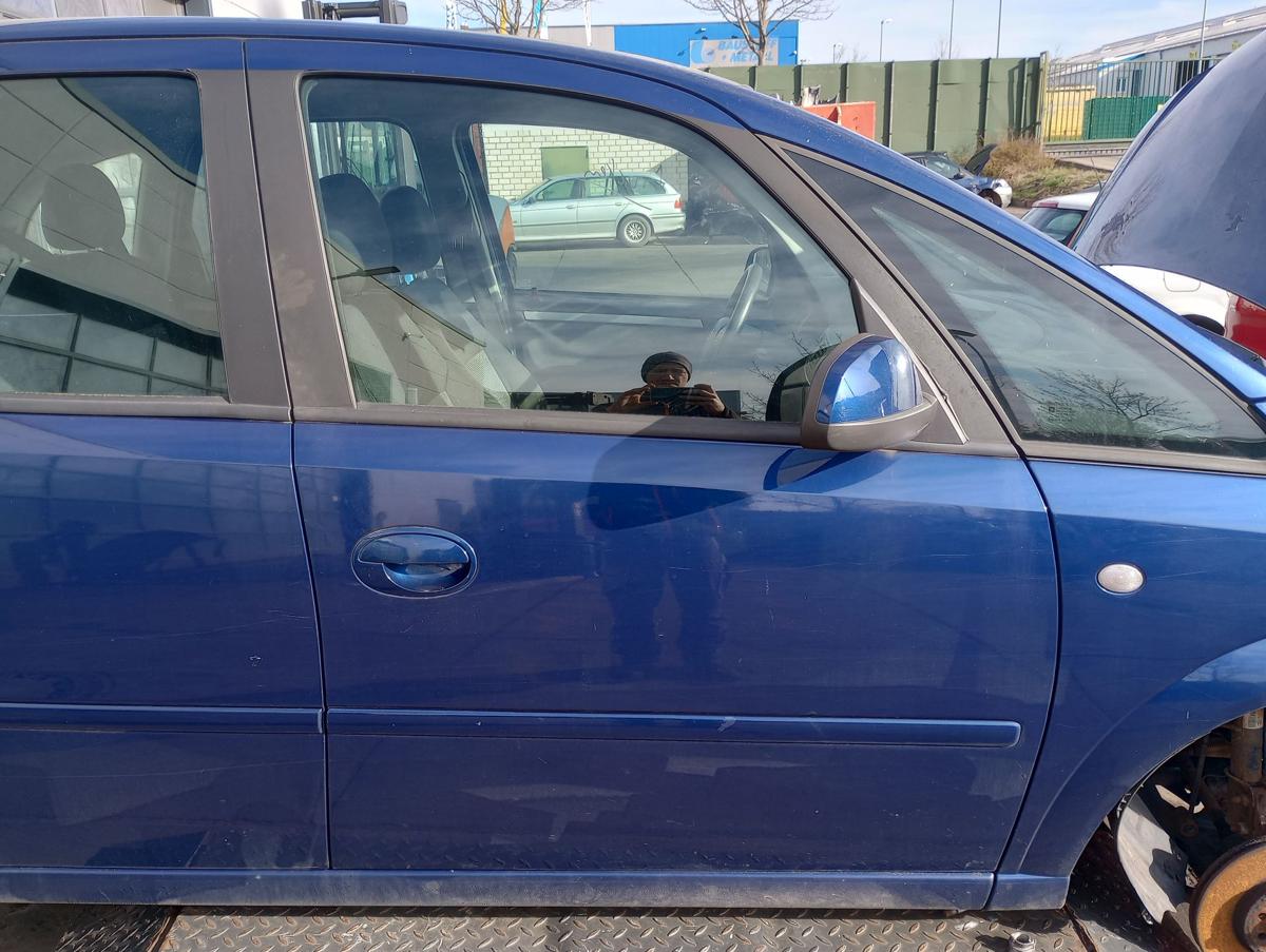 Opel Meriva A orig Tür vorn rechts Beifahrer Z21B Ultrablau mica Bj 2003